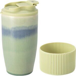 15oz Ceramic Travel Coffee Mug with silicone sleeve